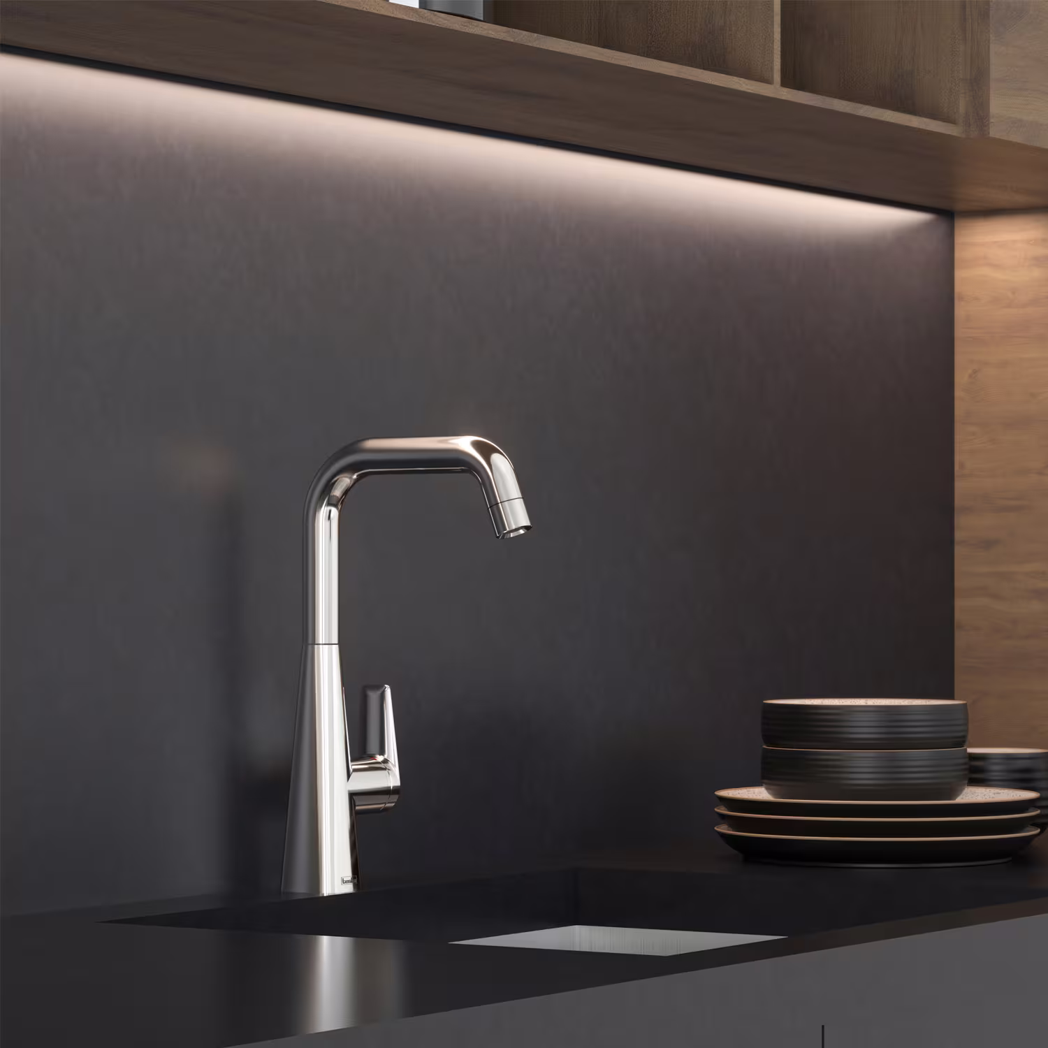 Teska Teco Sink Mixer Chrome