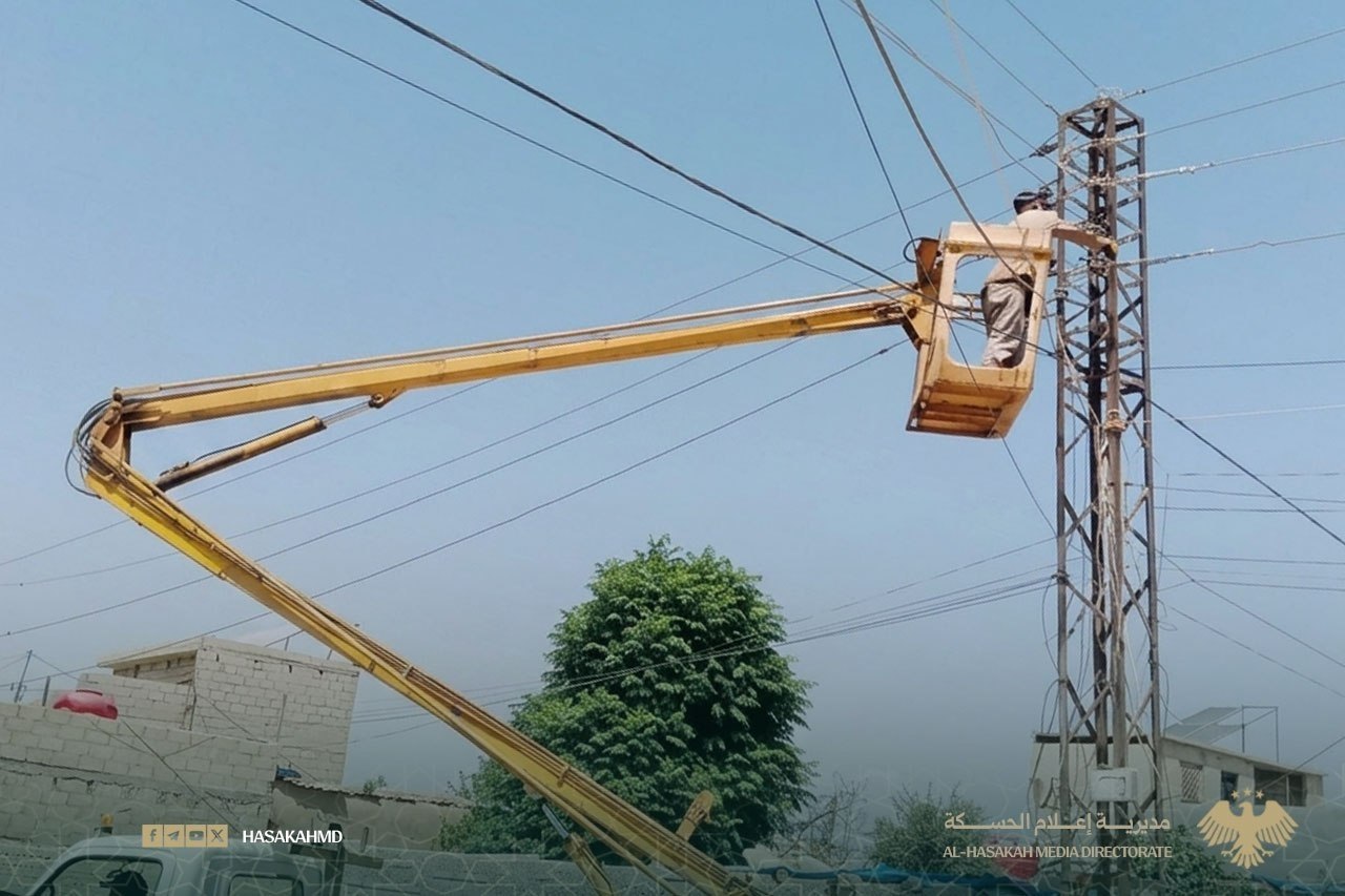 Hasakah Electricity Company Completes Transformer and Network Maintenance Across the Governorate