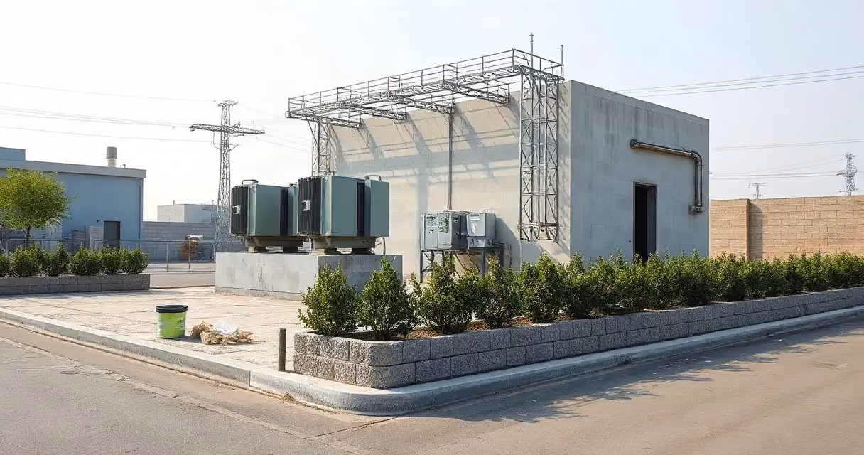 Tender for Two-Transformer Stone Substation Construction in Hama