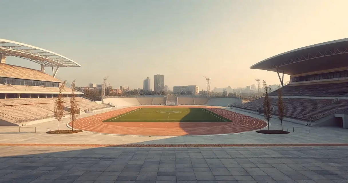 Sports City on 570 Dunams — Palmyra Roundabout, Homs