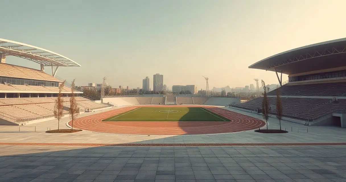 Sports City on 570 Dunams — Palmyra Roundabout, Homs