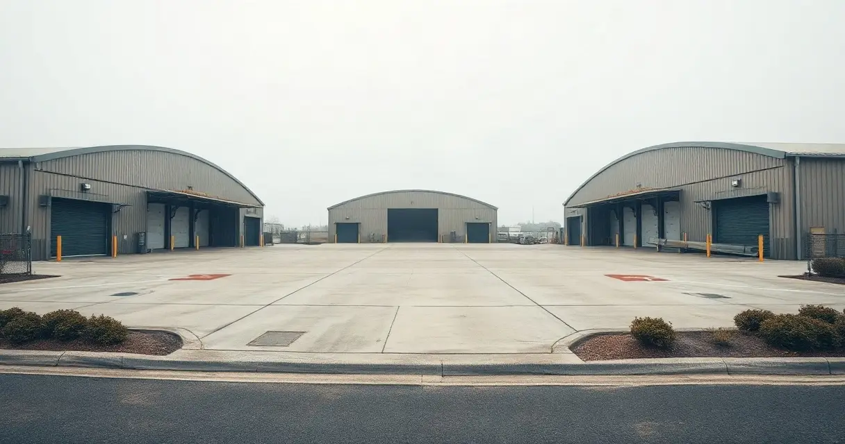 Industrial Facility with Hangars on 70 Dunams — Al-Dar Al-Kabeera, Homs