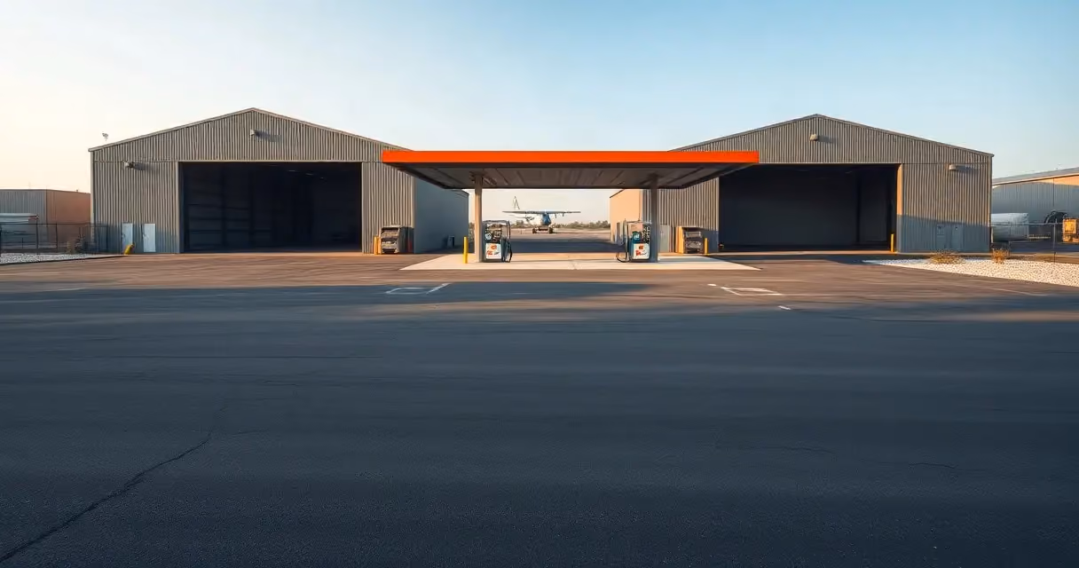 Industrial Land with Hangars and a Fuel Station, 25,700 m² — Al-Duwayr, Homs