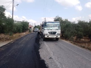 Tartus Technical Services Directorate Completes Road Maintenance in Safita
