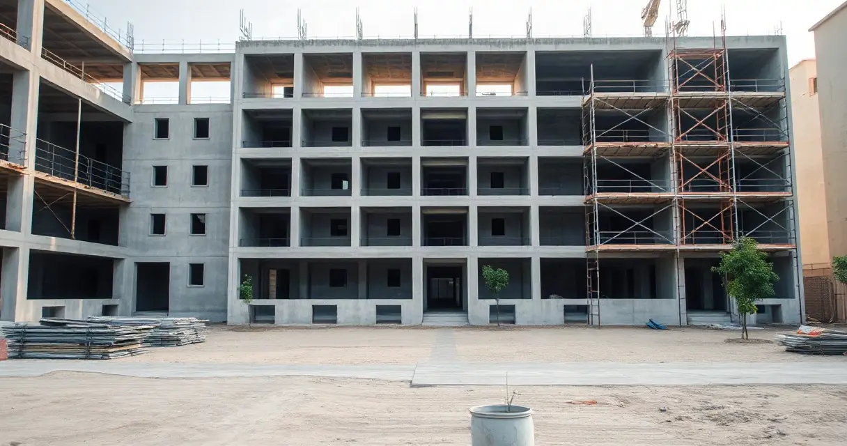 مناقصة لتنفيذ أعمال الهيكل الإنشائي والإكساء للمؤسسة العامة للإسكان في سوريا