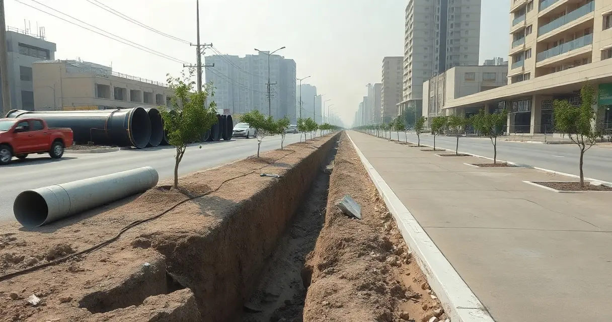 مناقصة فصل الصرف الصحي عن المطري في طرطوس