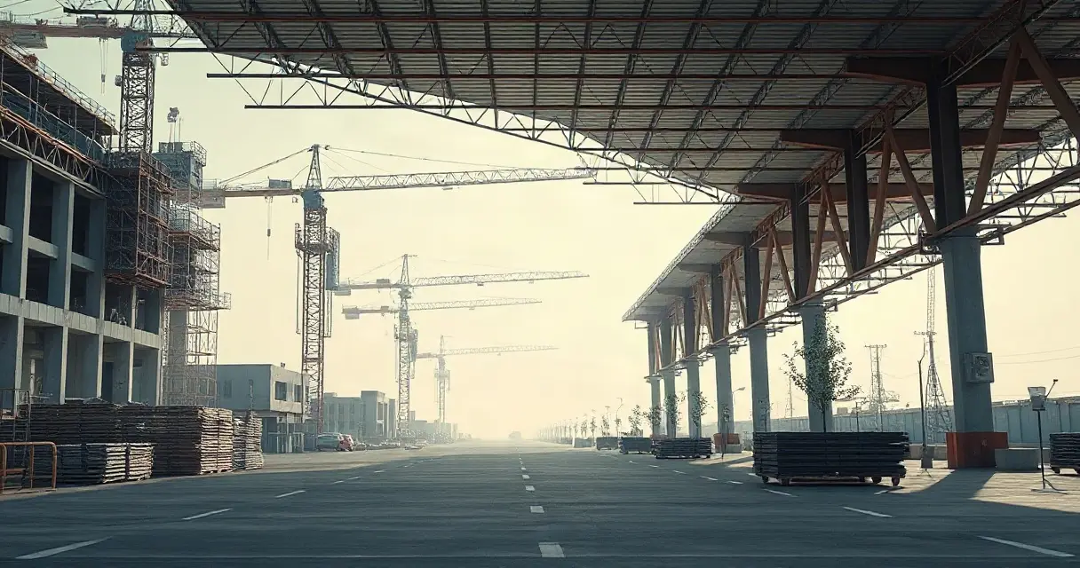 Damascus Airport Tenders Car Park Canopy Works