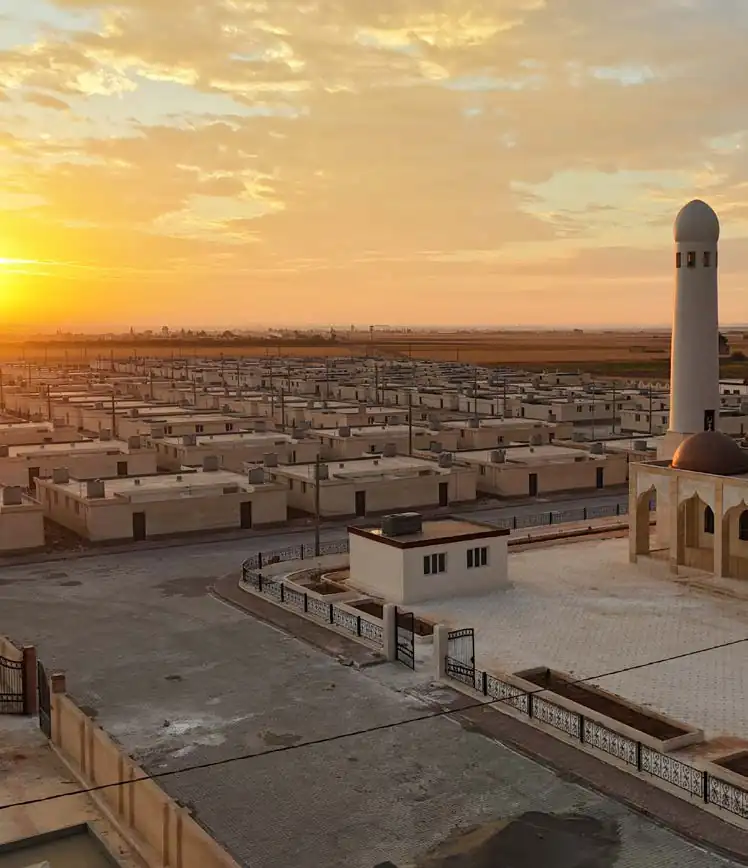 City of Hope residential settlement in Azaz, built by IHH and Qatar Charity