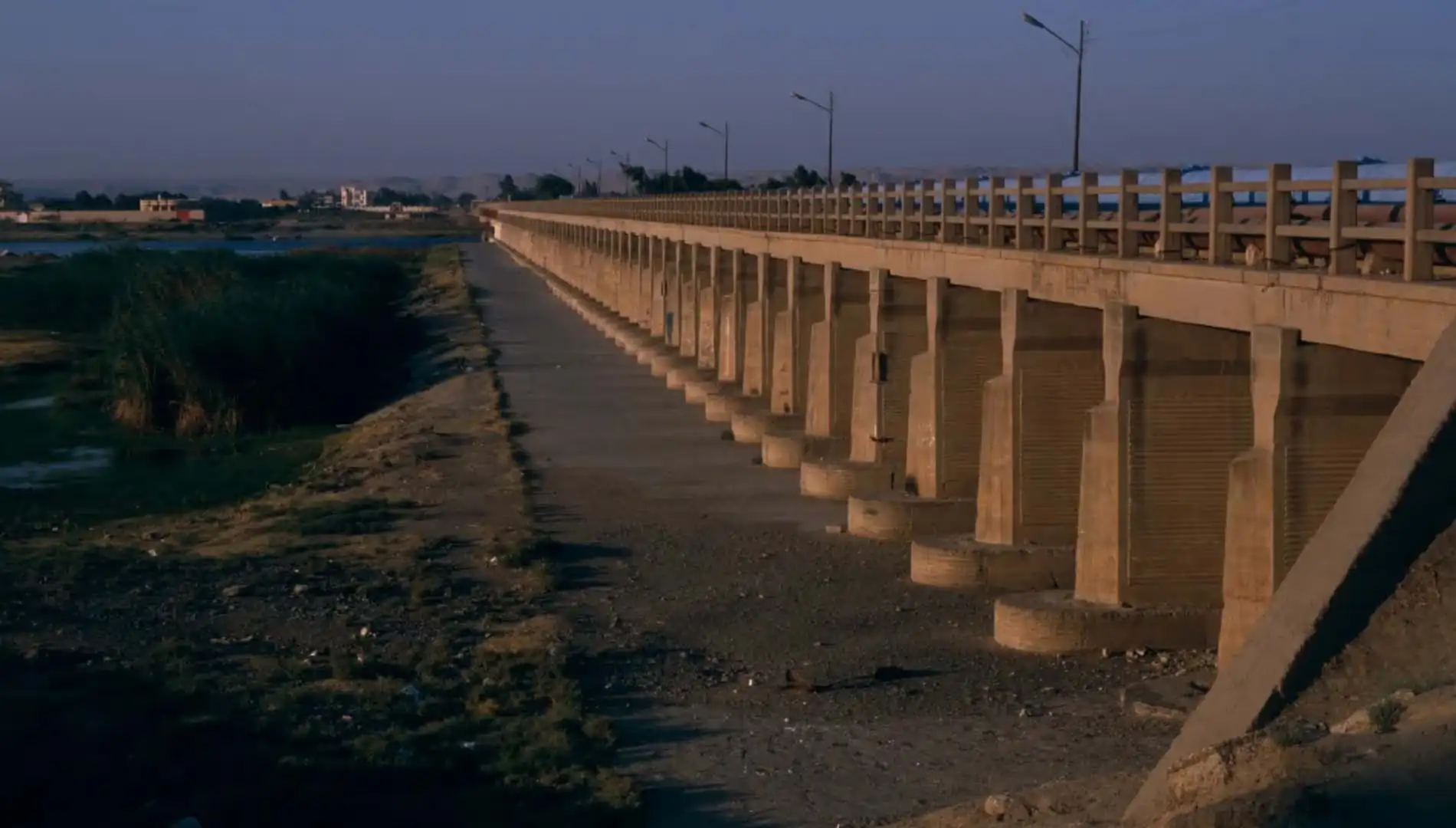 Old Raqqa Bridge Over the Euphrates