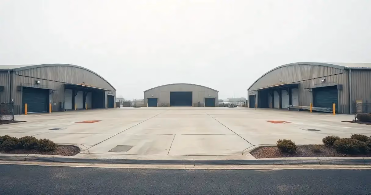 Industrial Facility with Hangars on 70 Dunams — Al-Dar Al-Kabeera, Homs