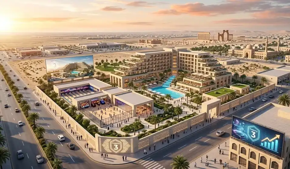 Syriana Tourist Complex investment opportunity cover | Rebuilding Syria Platform