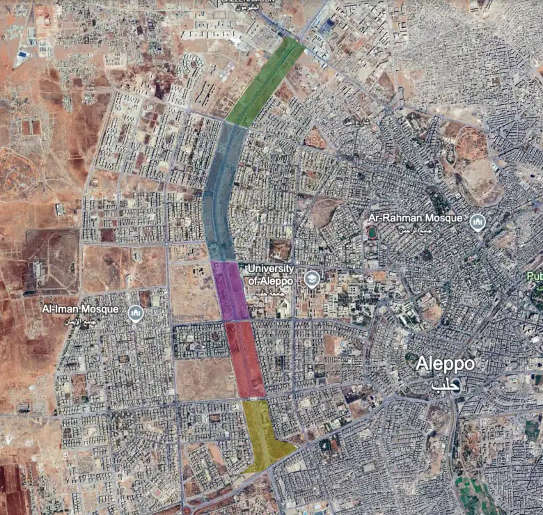 غلاف فرصة استثمارية مشروع الحدائق العامة على طريق حلب الدائري الغربي | منصة إعمار سوريا