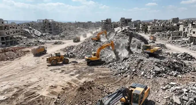 Idlib Removes Over 1.3 Million Cubic Meters of Rubble, Launches Second Phase