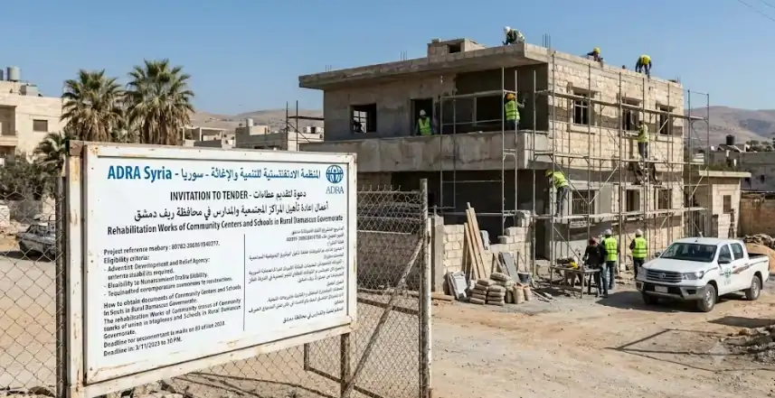 ADRA Syria Invites Tenders for Rehabilitation Works
