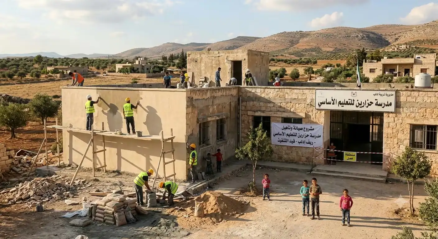 Maintenance and Rehabilitation of Hazarin Basic Education School in Rural Idlib