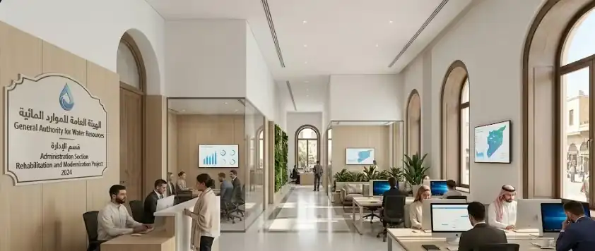Rehabilitation and Modernization of the Administration Section at the General Authority for Water Resources Building in Damascus