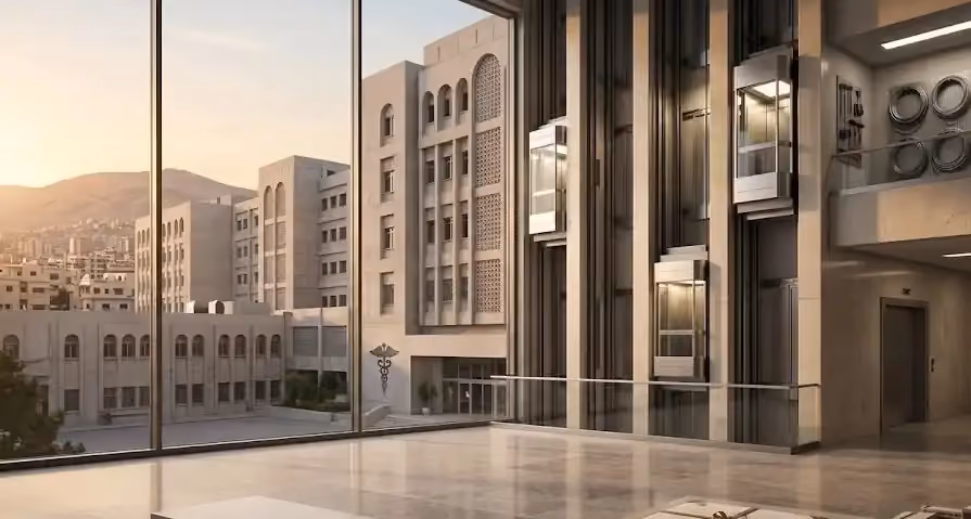 Maintenance and Daily Operation of 10 Elevators at Damascus Hospital