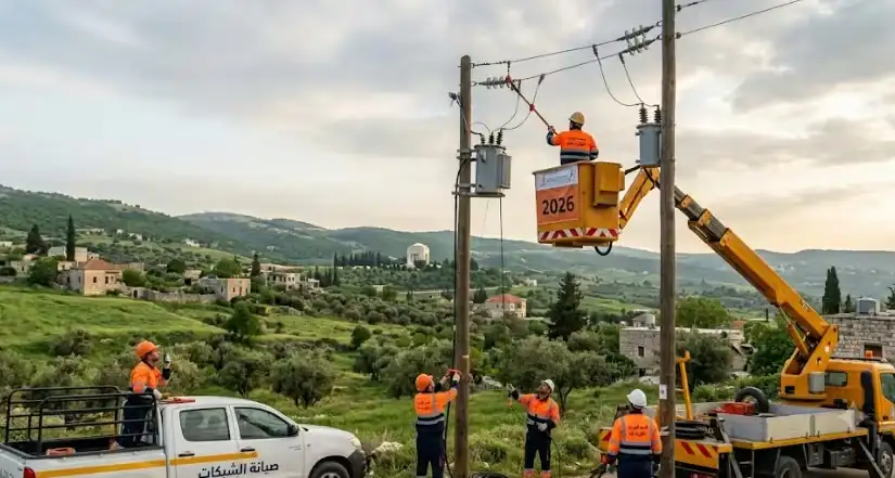 Medium-Voltage Network Maintenance in Qardaha Electricity Section, Latakia 2026
