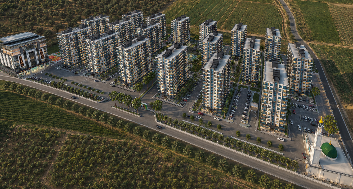 Zamzam Towers project view - developer render