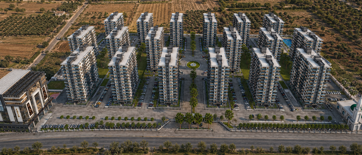 Zamzam Towers residential project, Aleppo - developer render