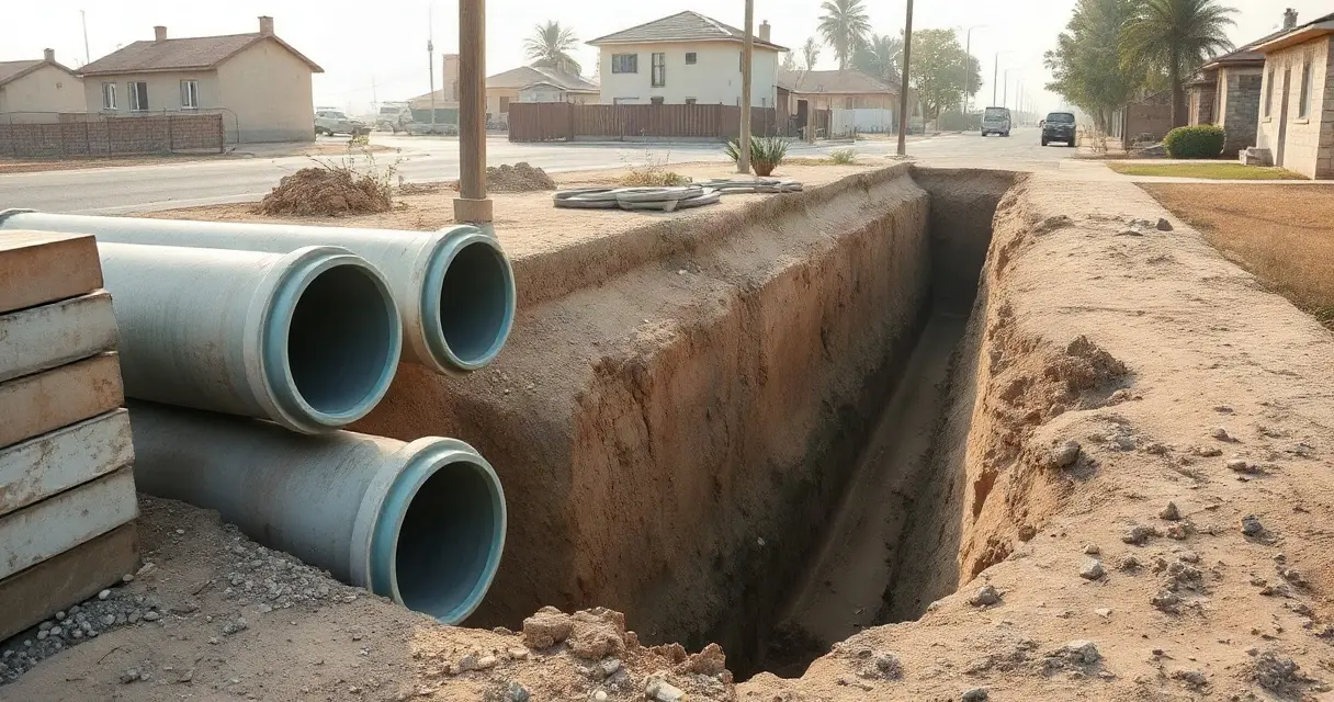 مناقصة تنفيذ شبكة صرف صحي في خان السبل للشركة العامة لمياه الشرب في إدلب