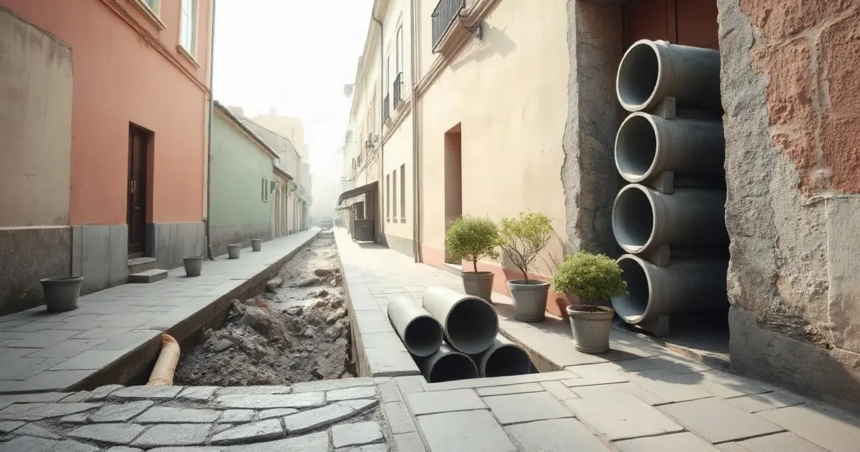 Damascus Sewer Line Replacement, Old Damascus Areas