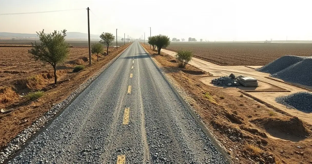 Ten Road Projects by Daraa Technical Services Directorate