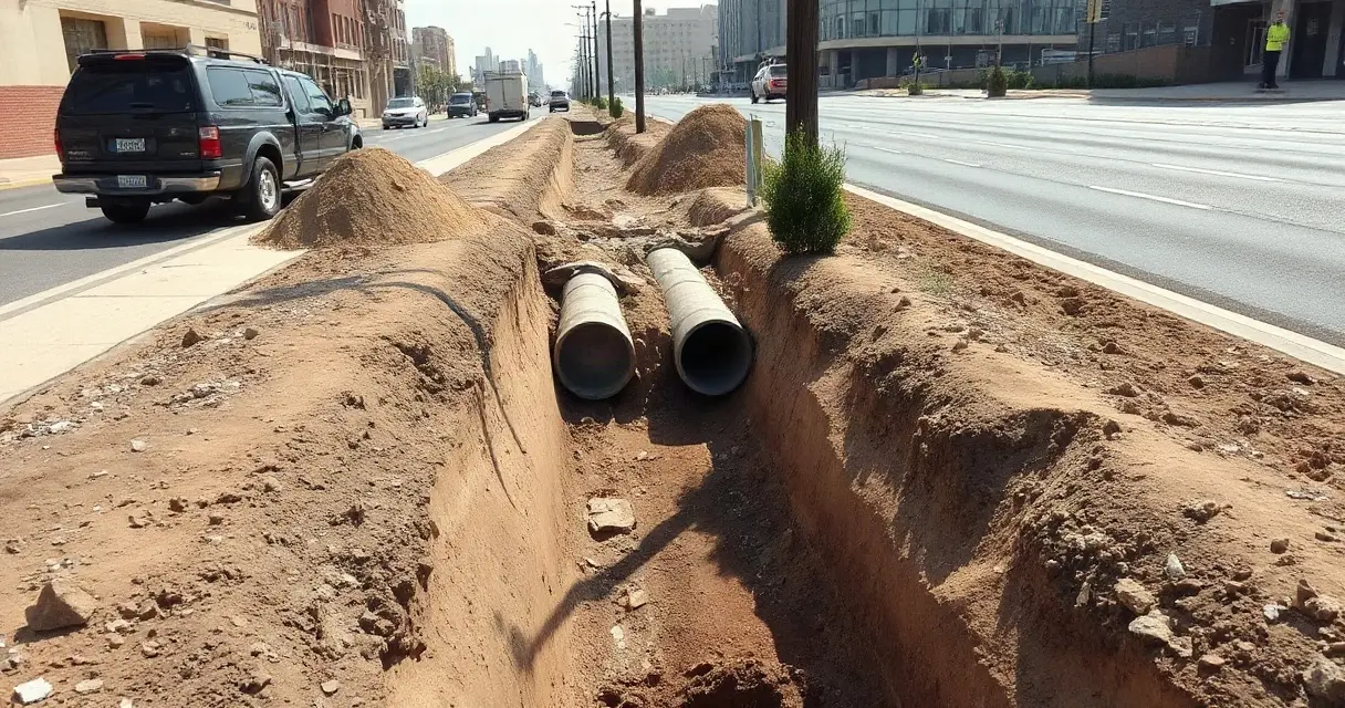 مناقصة إعادة تأهيل شبكة الصرف الصحي (المرحلة الرابعة) لمجلس مدينة تدمر في حمص