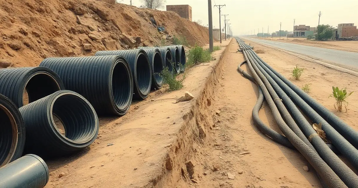 مناقصة استبدال خطوط مياه لشركة مياه الشرب والصرف الصحي في السويداء
