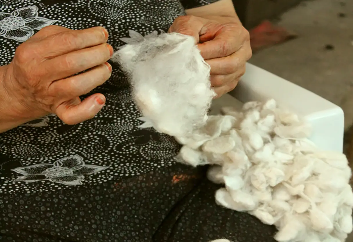 [background image] colorful fabric textures