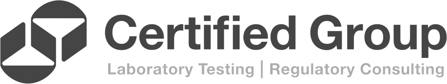Certified Group logo with geometric shapes and text 'Certified Group Laboratory Testing | Regulatory Consulting'.