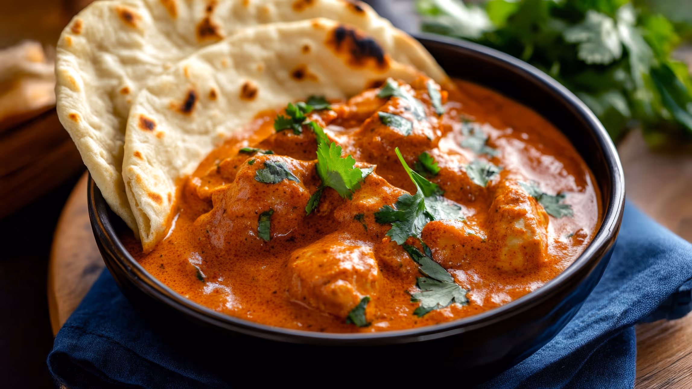 Chicken Tikka Masala with Naan Bread