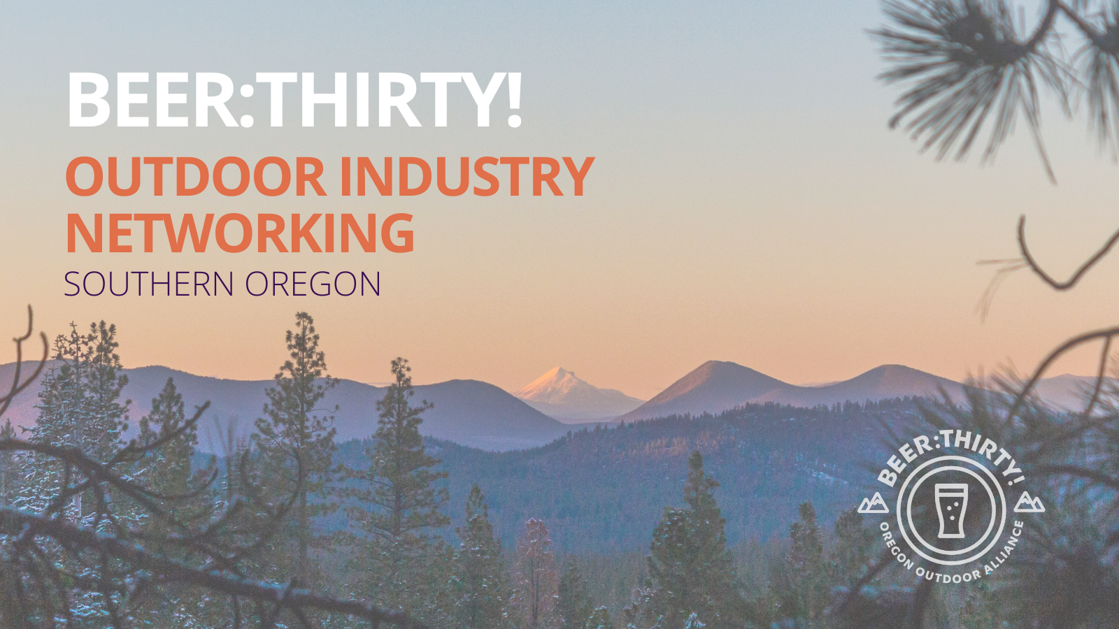 Southern Oregon Beer:Thirty! Outdoor Industry Networking