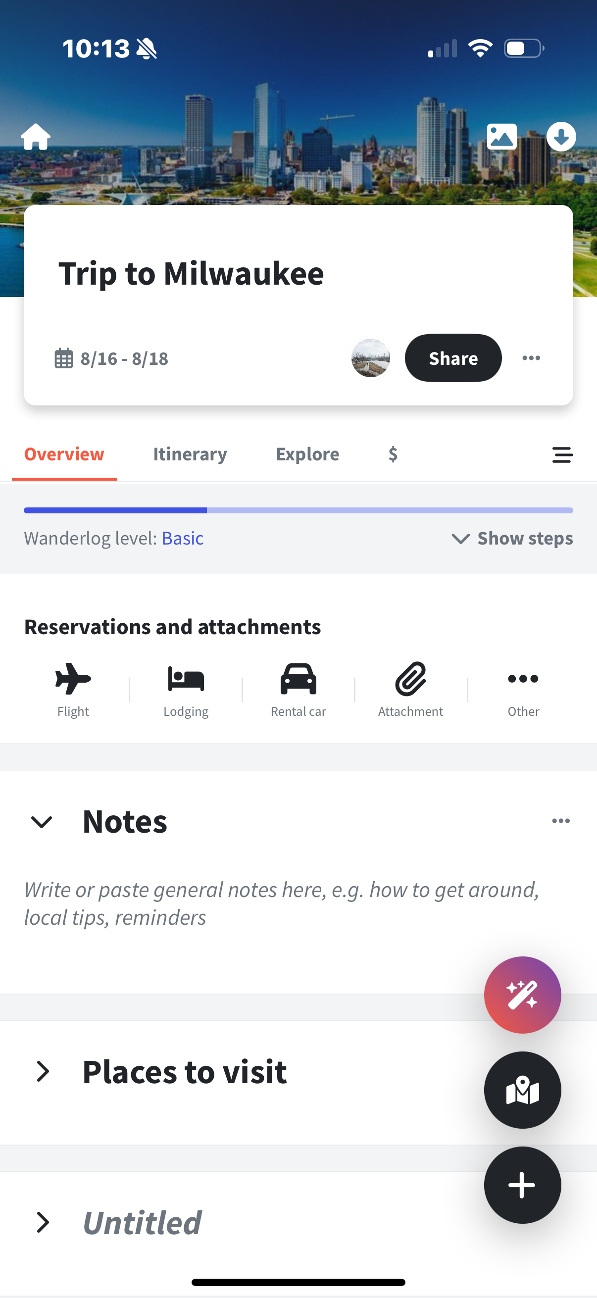 Trip Overview