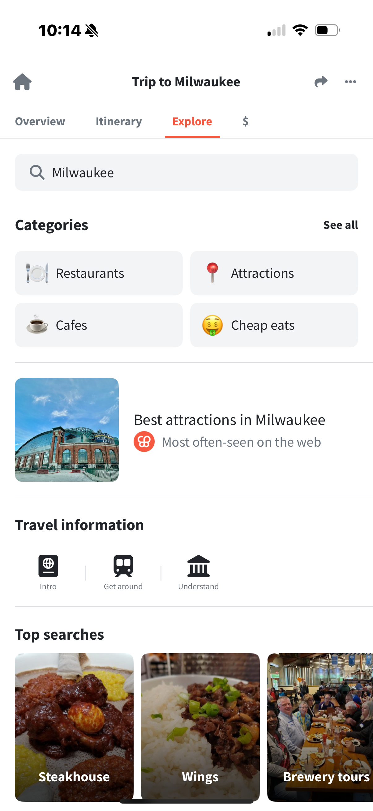 Trip Suggestions