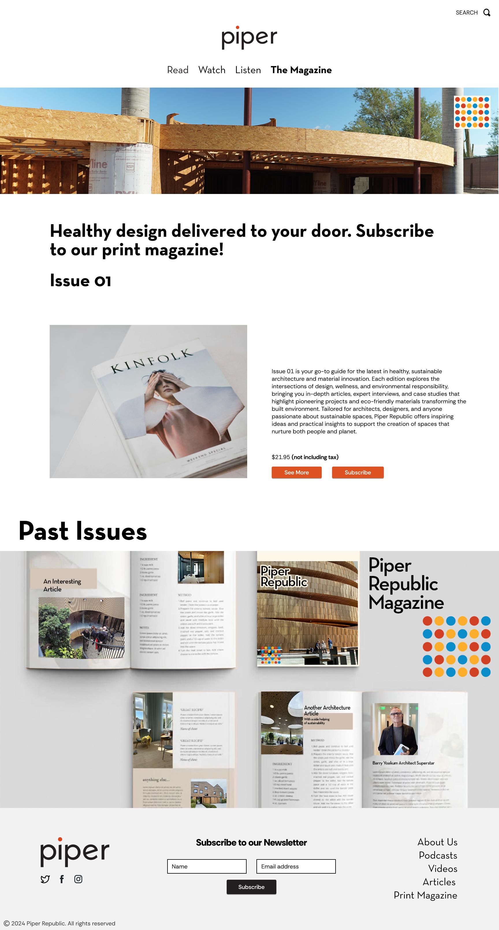 Print Subscription Page