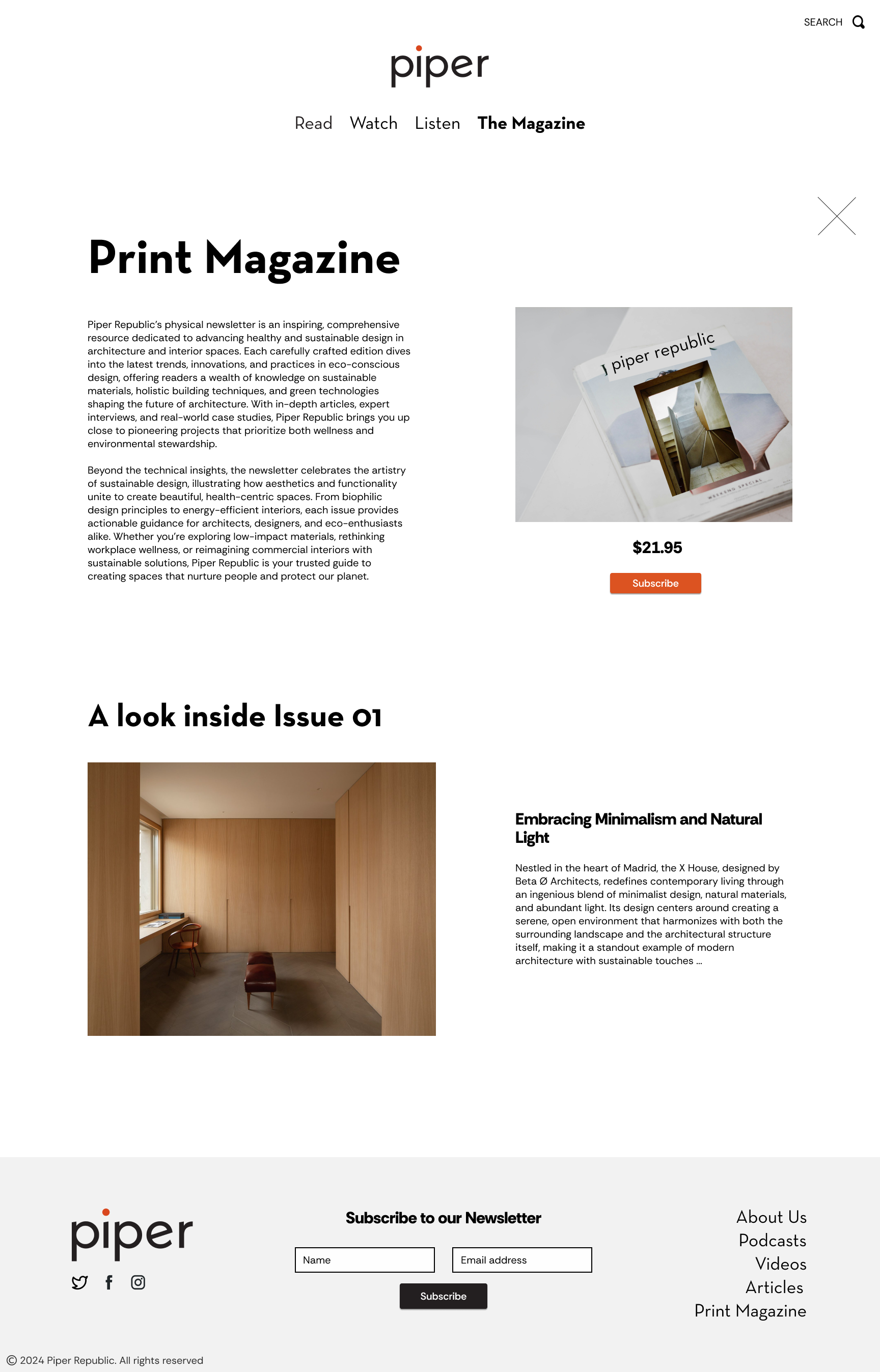 Print About Page