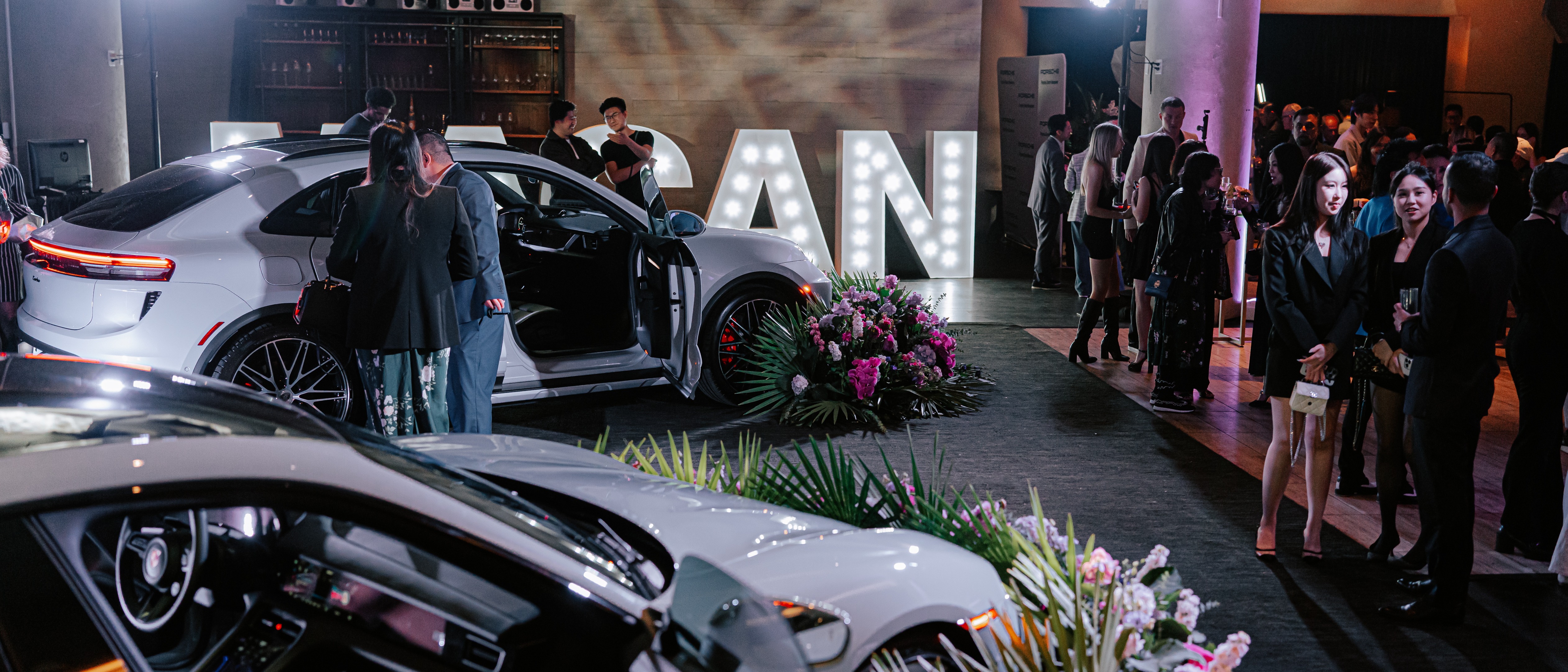 Car exhibition at the event