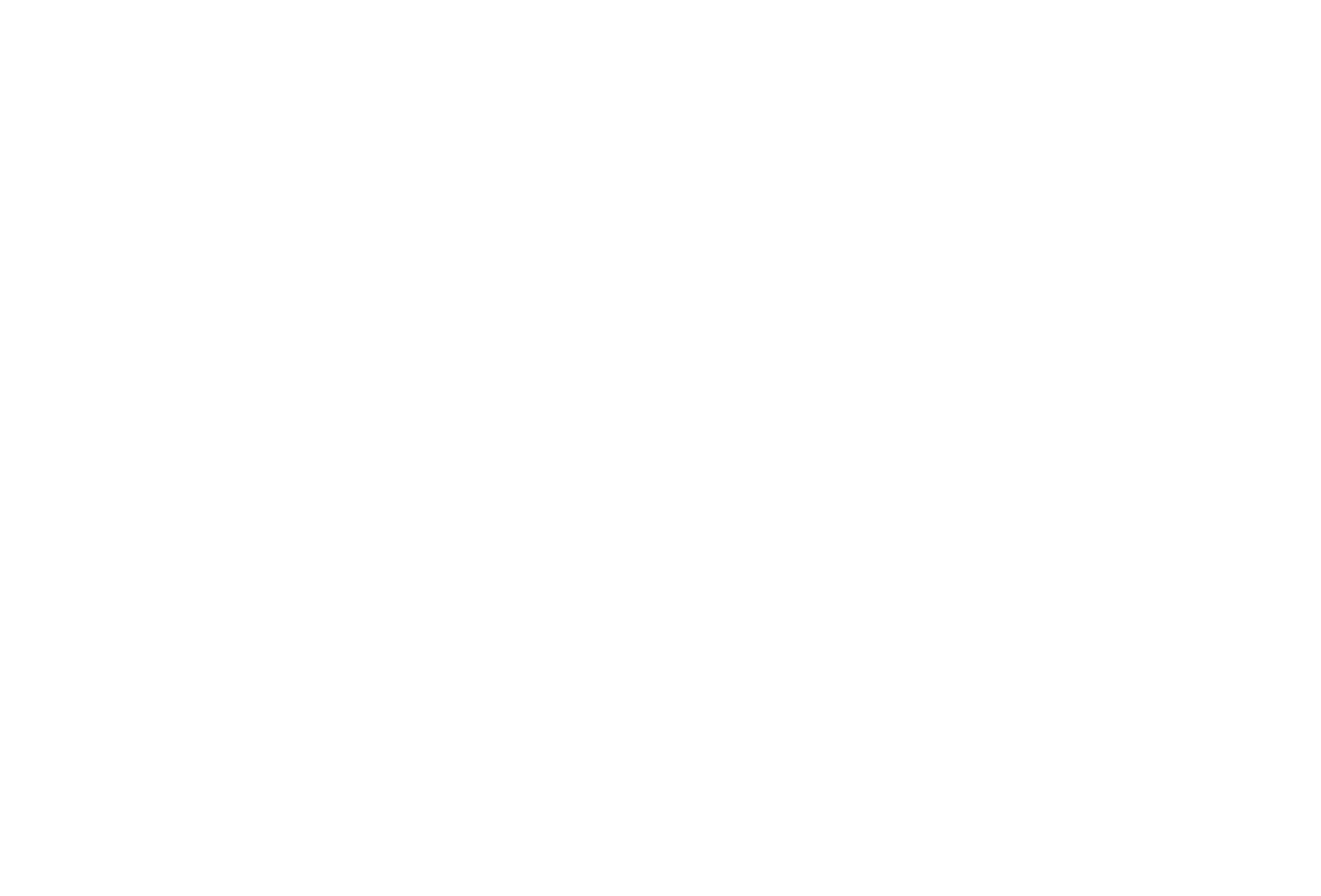 Abstract white zigzag brushstroke on a transparent background.