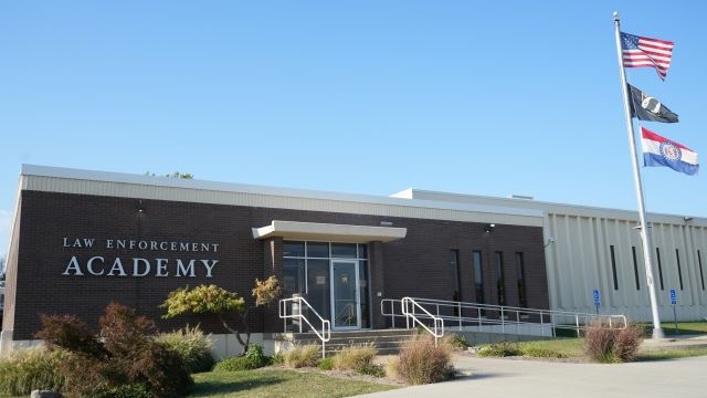 The Missouri State Highway Patrol Law Enforcement Academy building in Jefferson City.