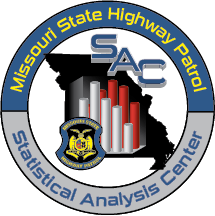 Statistical Analysis Center logo: a bar chart over an outline of Missouri, ringed by the words Missouri State Highway Patrol and Statistical Analysis Center, with the Patrol's badge.