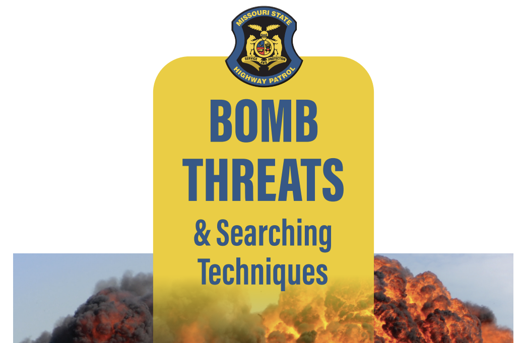 Bomb threats and searching techniques