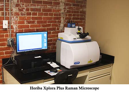 A Horiba XploRA Plus Raman microscope.