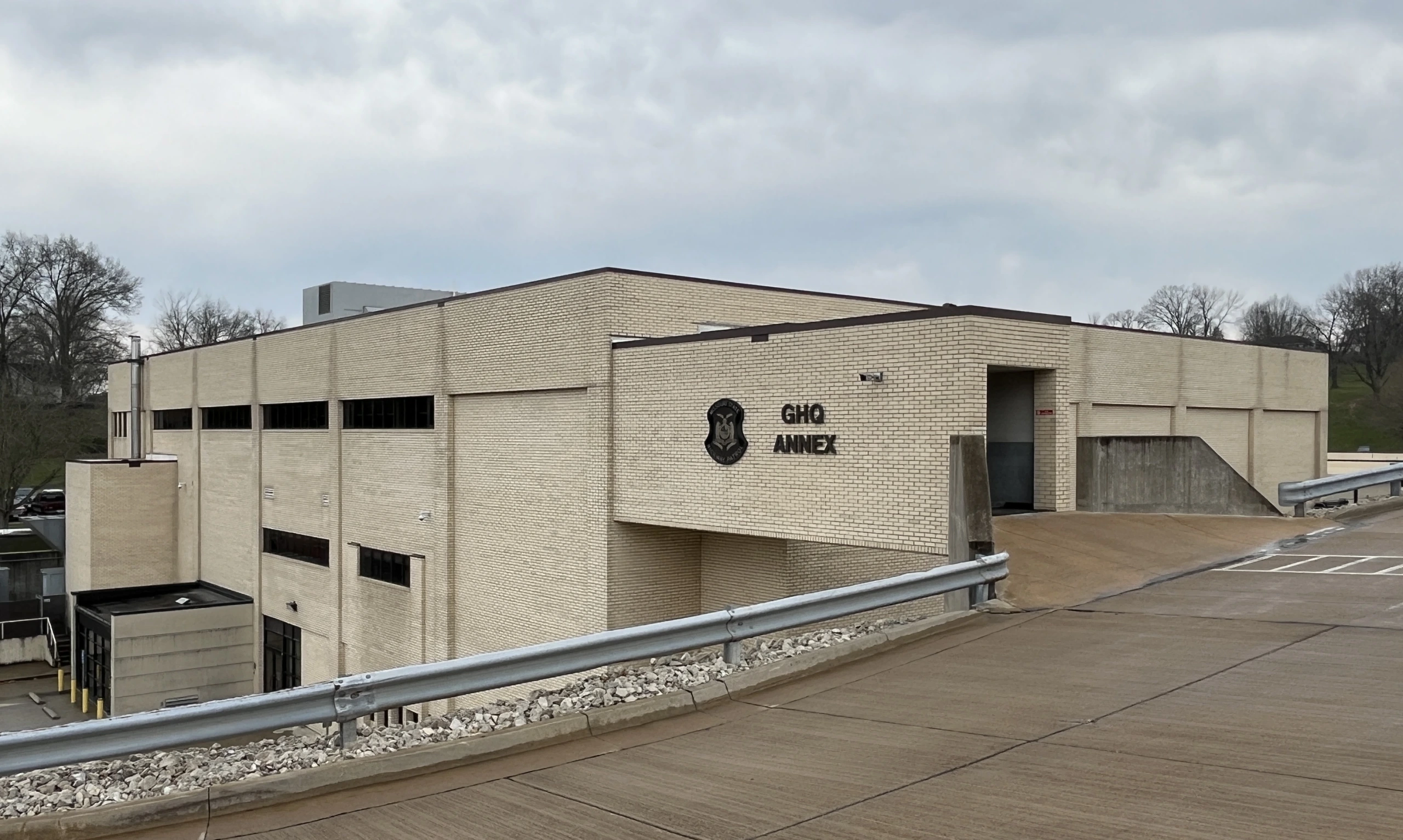 Exterior of the General Headquarters crime laboratory in Jefferson City.