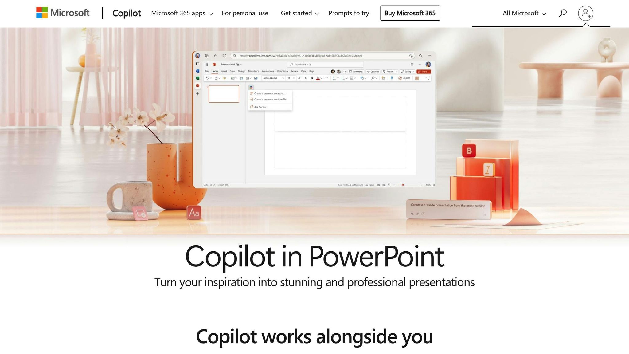 Microsoft Copilot for PowerPoint