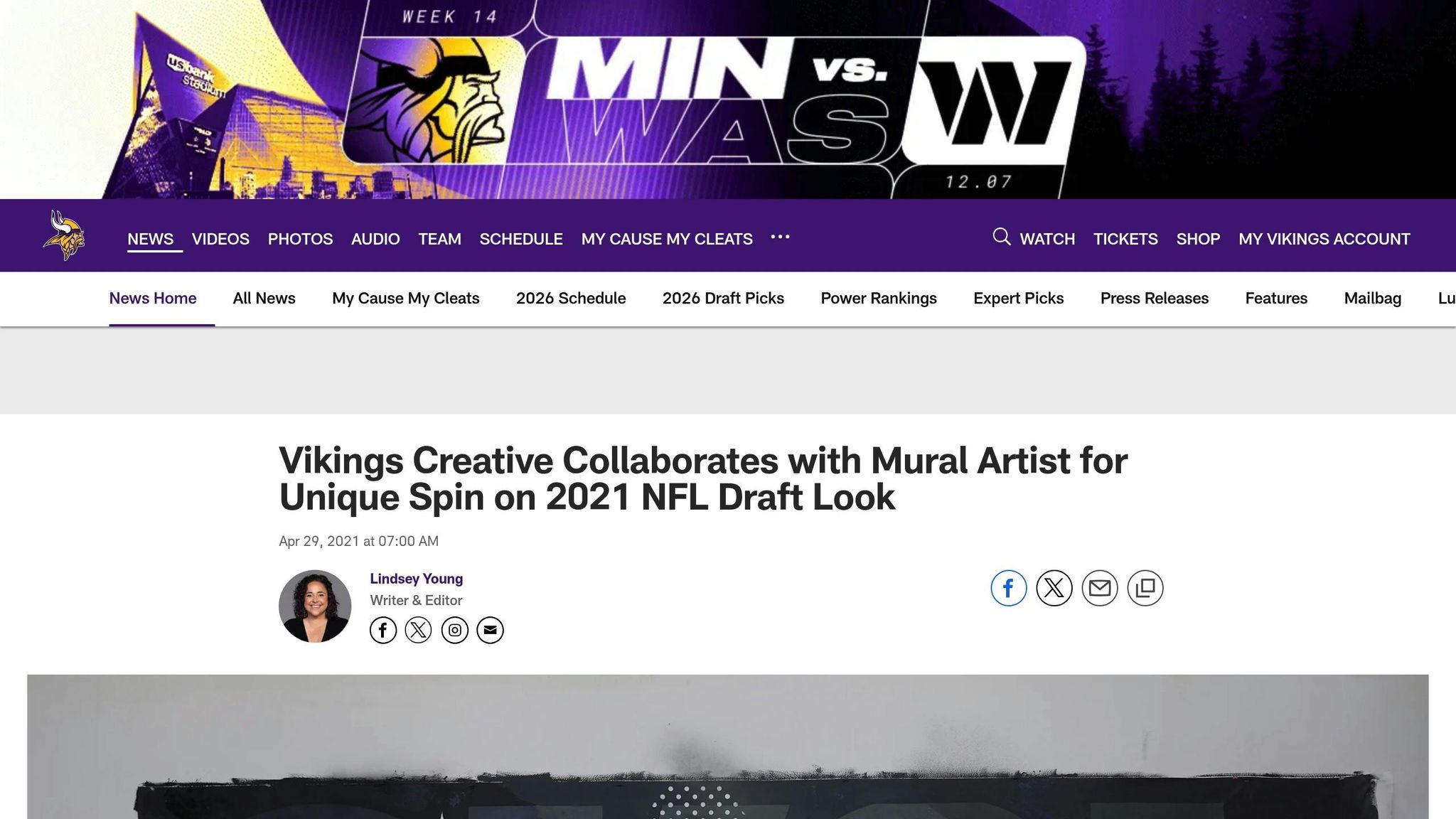 Minnesota Vikings Creative Team