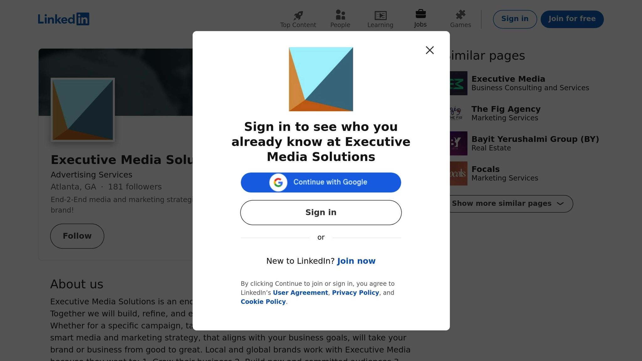 Executive Media Solutions