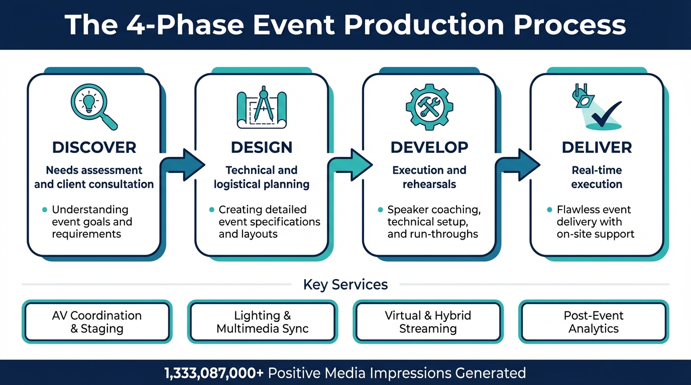 Corporate Optics Four-Phase Event Production Process