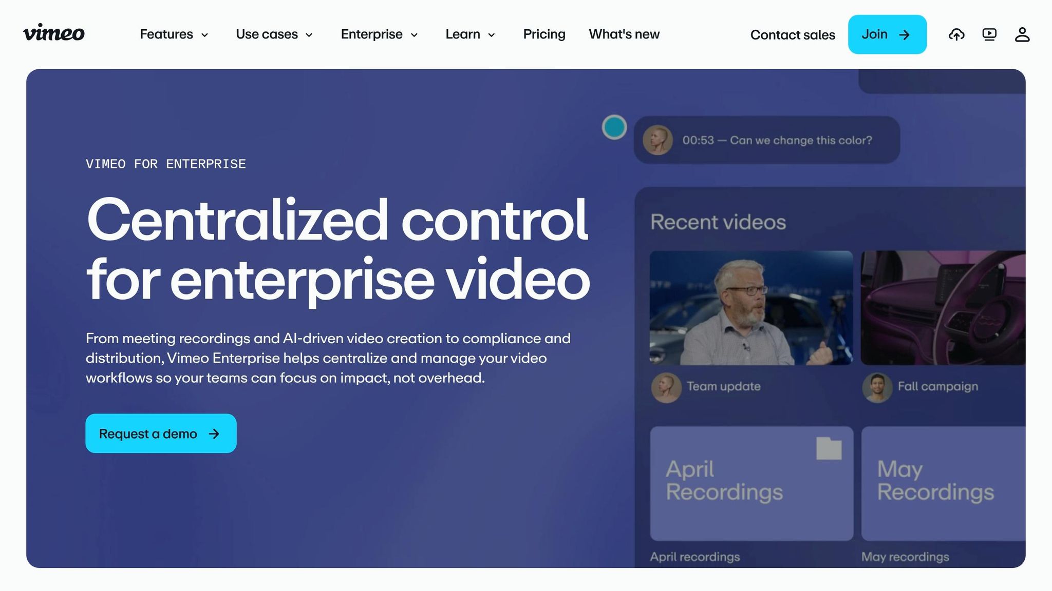 Vimeo Enterprise