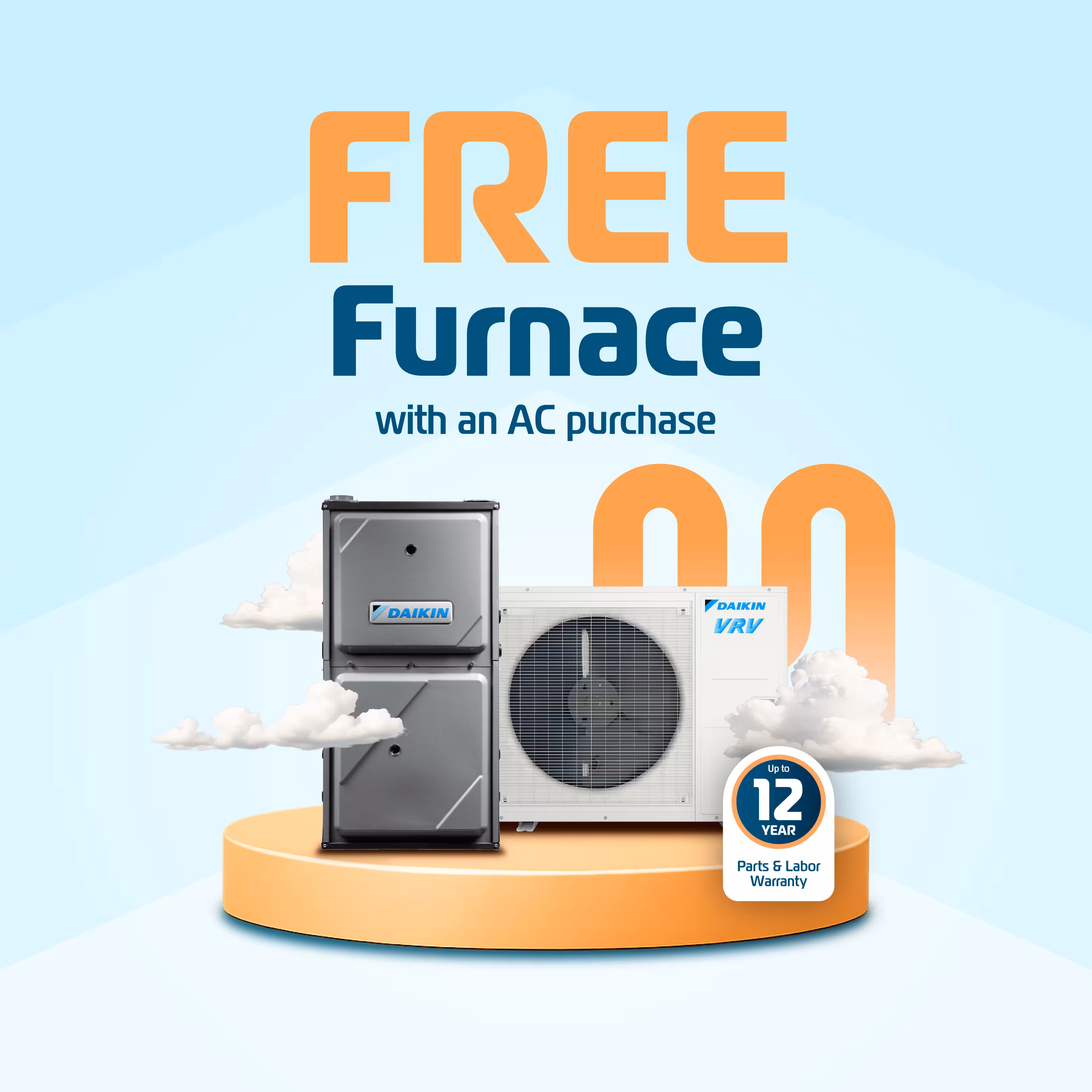 BOGO Buy AC get Furnace Free